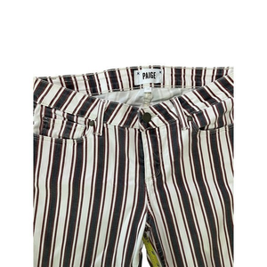 Paige Verdugo‎ Ankle Skinny Jeans Womens 28 Striped Denim Mid-Rise
